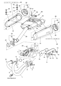 MT03 Выхлопная система