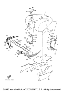 XV1900AS Топливный бак