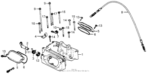 XR500 Крышка головки цилиндров