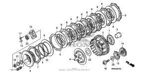 VT750C2B Сцепление