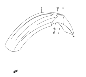 RM250 Переднее крыло