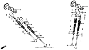 NX250 Клапана