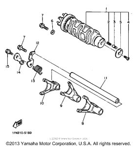 FZ700T Копирный вал