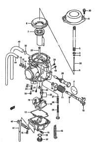 DR350 Carburetor assy
