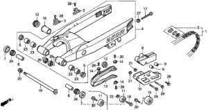 CR250R Swingarm 90-91