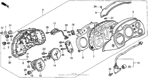 VFR750F Meters 94-97