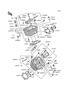 VN400 Головка цилиндров