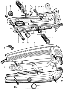 CA200 Swingarm + chaincase