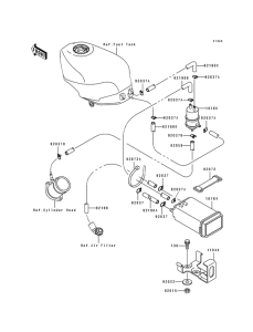 ZX600 Адсорбер с активированным углем в сборе