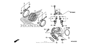 VT750C2B Впускной коллектор