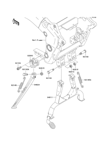 ZX1200 Подножка