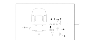 VT750C Custom windshield