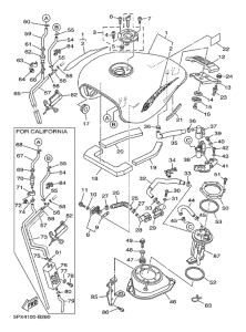 XV17PCR Топливный бак