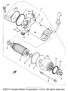 XS850H Стартер