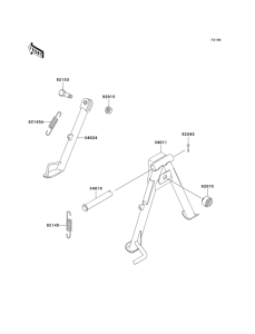 BR125 Подножка
