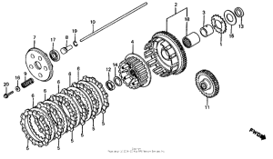 VF700S Сцепление