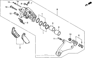 ST1100 Rear brake caliper 95-98