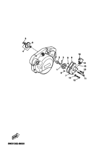 TZR50 Водяная помпа