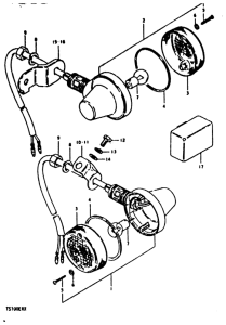 TS100 Поворотники