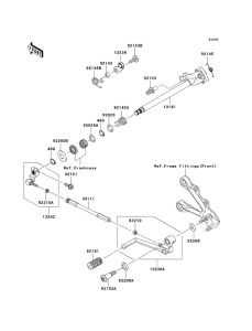 ZX600 Переключатель передач