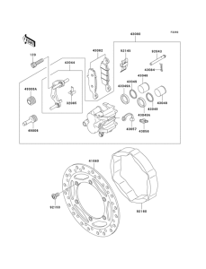  Передний тормоз