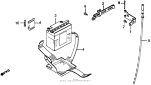 XL500R Xl500r battery 82