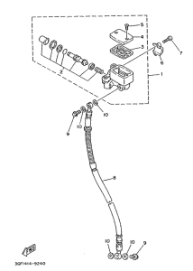 XC150 Главный тормозной цилиндр