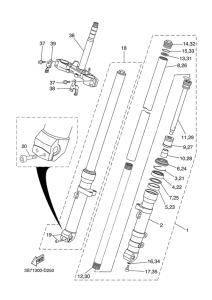  Передняя вилка