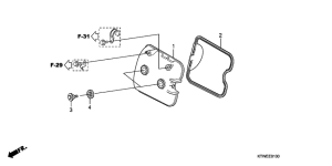 SH300 Крышка головки цилиндров