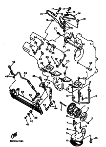 FZR750R FZR750RU Маслонасос