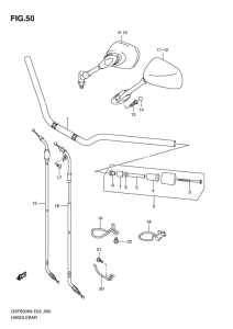 GSF650S (ABS) Руль