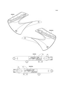 KX100 Decals(kx100-d1)