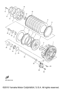 FJR13AEW Сцепление