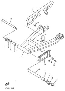 XJR1300 Rear arm. suspension