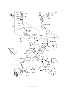 VN1700 Задний торм цилиндр