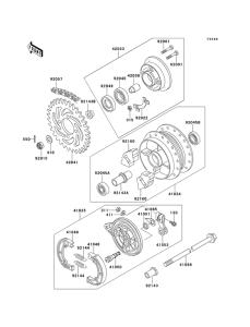 AN110 Задняя втулка