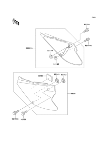 KX100 Боковые обтекатели