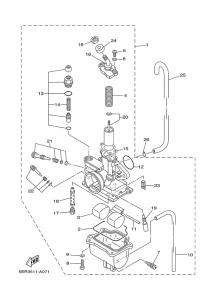 T105SE Карбюратор
