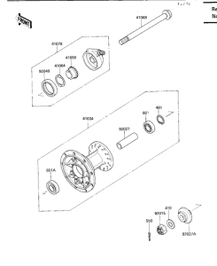 KL650 Передняя втулка