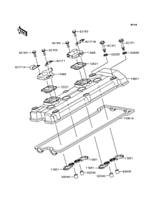 ZR1000 Крышка головки цилиндров
