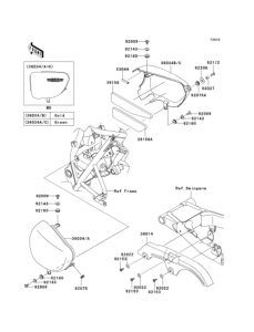 EJ800 Боковые обтекатели