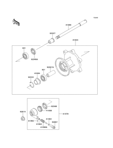 EL250 Переднее колесо