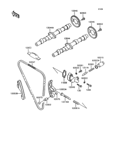 Z750 Распред вал