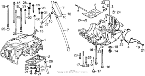 XL250 Картер двигателя