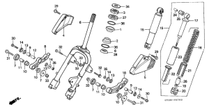 SA75 Передние аммортизаторы