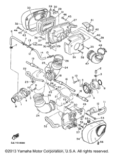 XV750J1 Впускная система