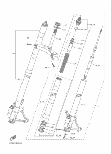 YZF-R6 Передняя вилка