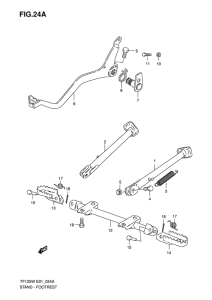 TF125 Stand - footrest