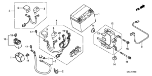 CBF1000 Аккумулятор