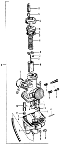 CL90 Carburetor iii (keihin) cl90